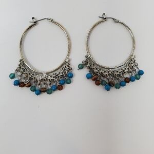 Hoop Beaded Earrings